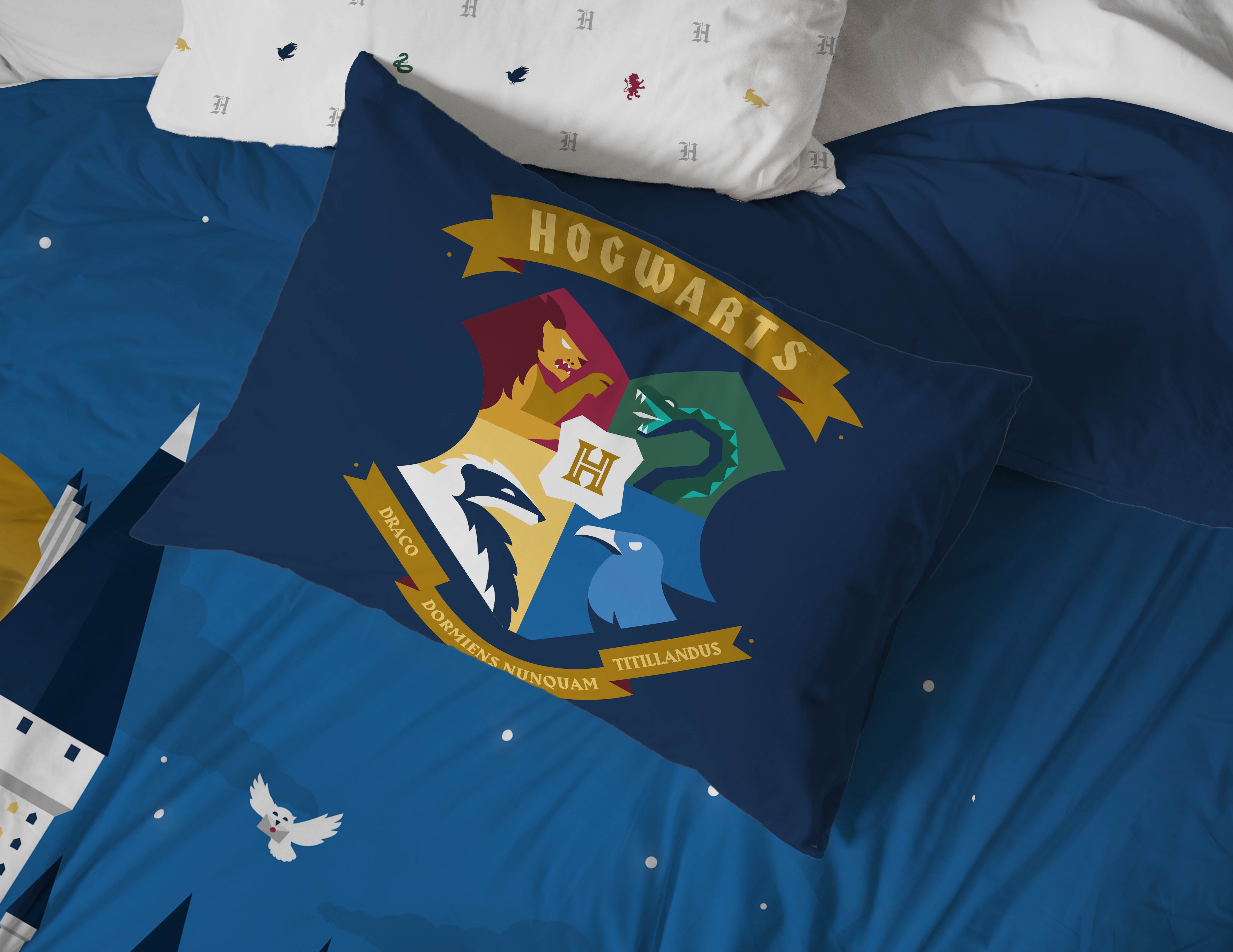 Saturday Park Harry Potter Twin Sheet Set - 3 Piece 100% Cotton Bedding -  Oeko-TEX Certified (Harry Potter Official)