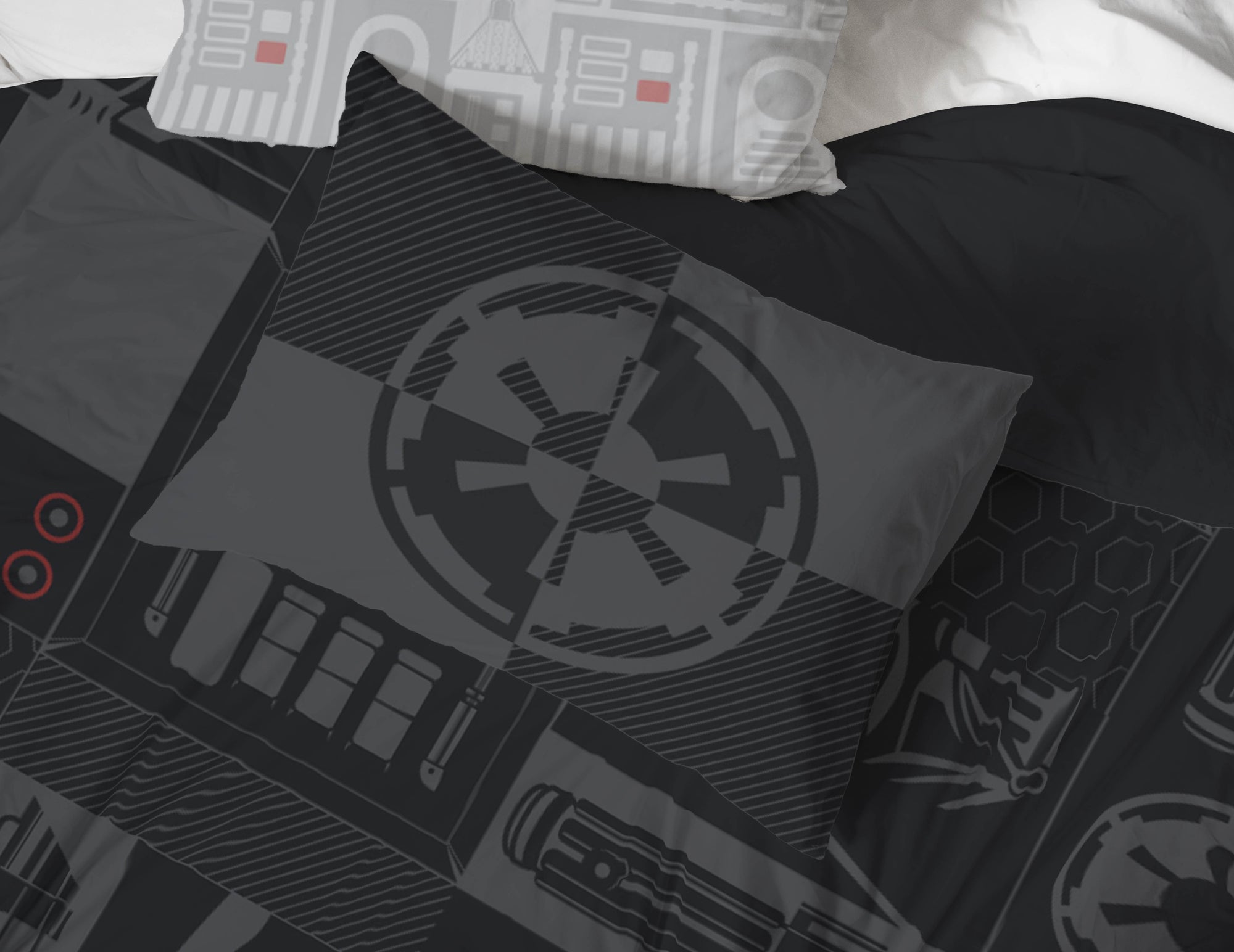 Saturday Park Star Wars Dark Side 100% Organic Cotton Duvet & Sham Set