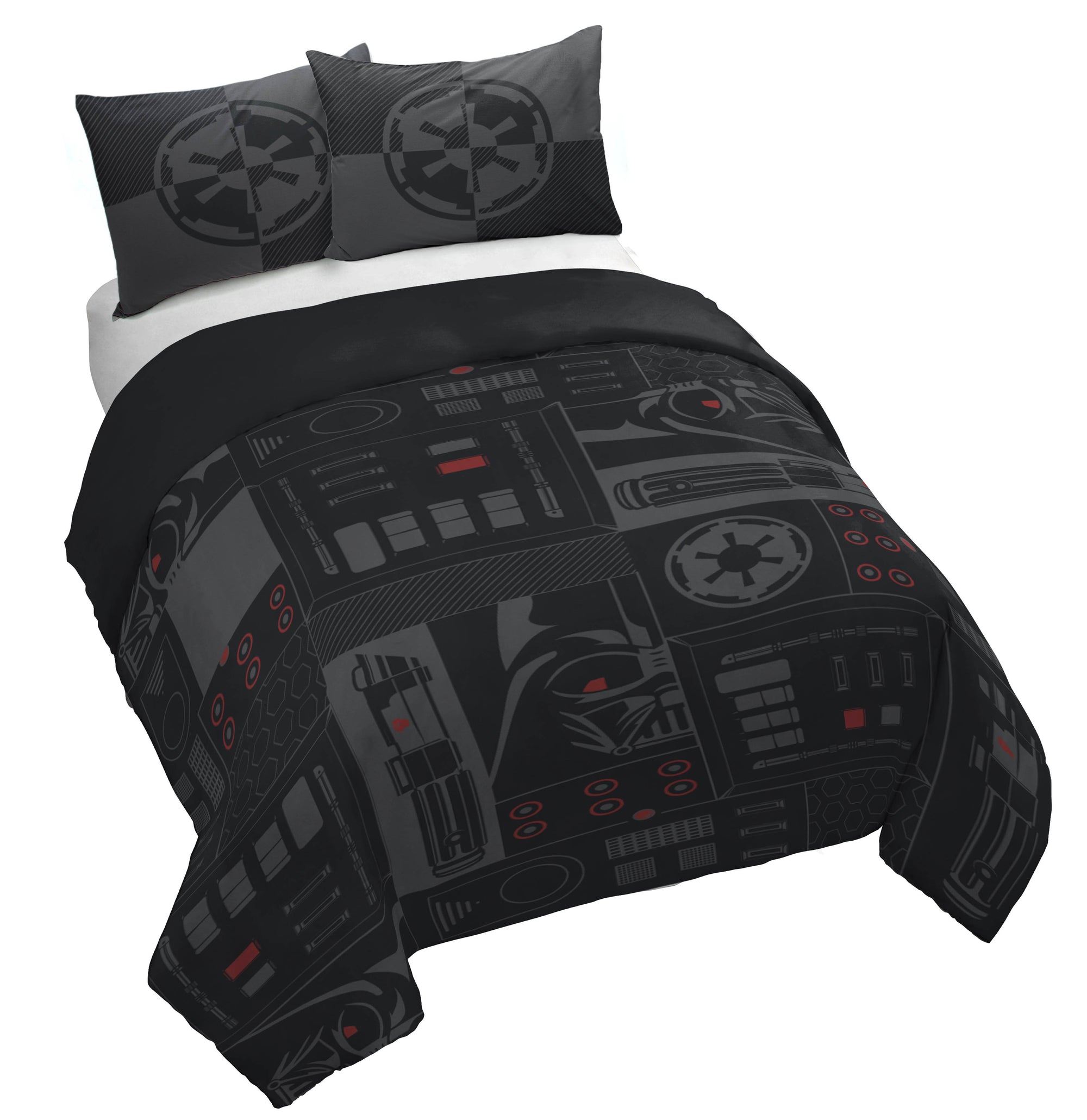 Saturday Park Star Wars Dark Side 100% Organic Cotton Duvet & Sham Set