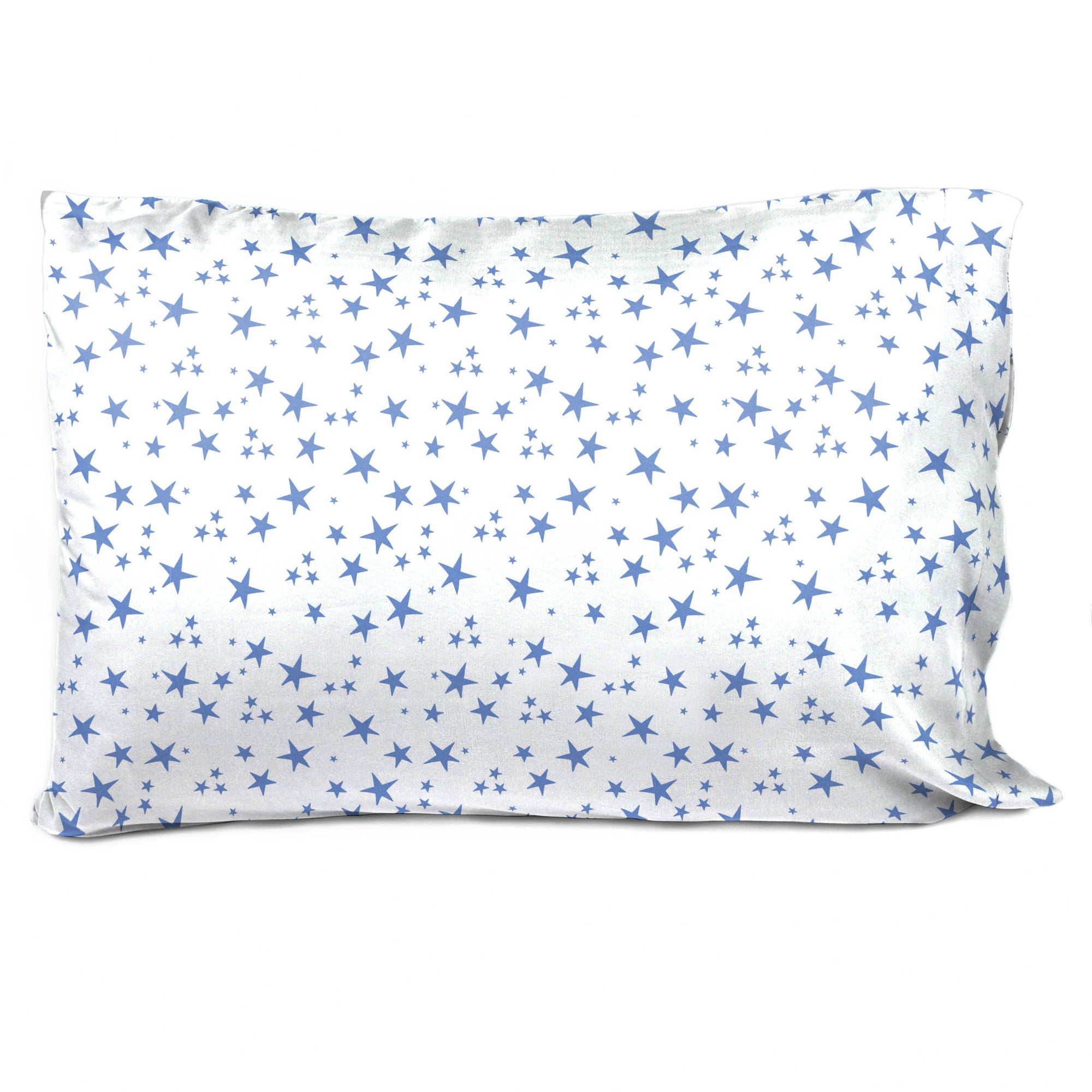 Saturday Park Light Blue Stars Pillowcase