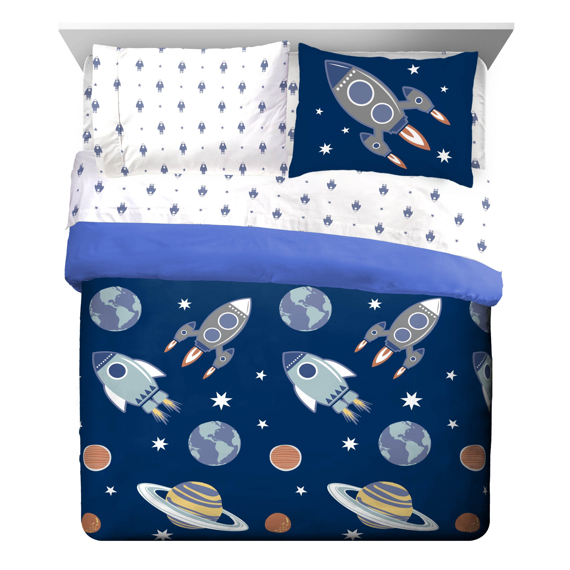 Saturday Park Outer Space 100% Organic Cotton Bed Set