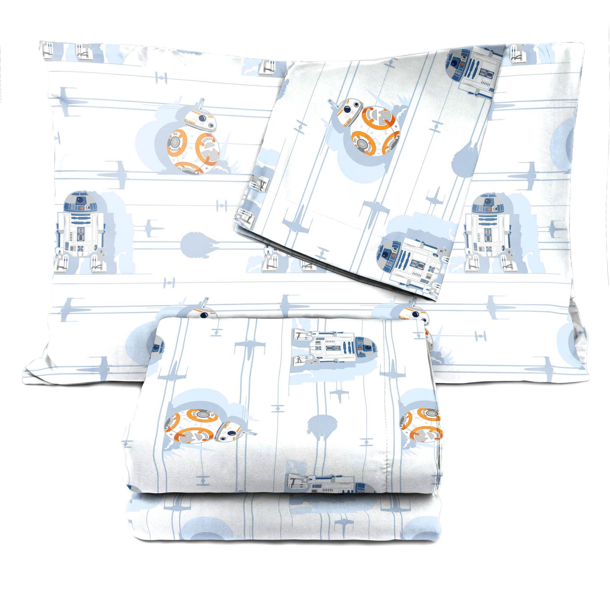 Saturday Park Star Wars Droids 100% Organic Cotton Sheet Set