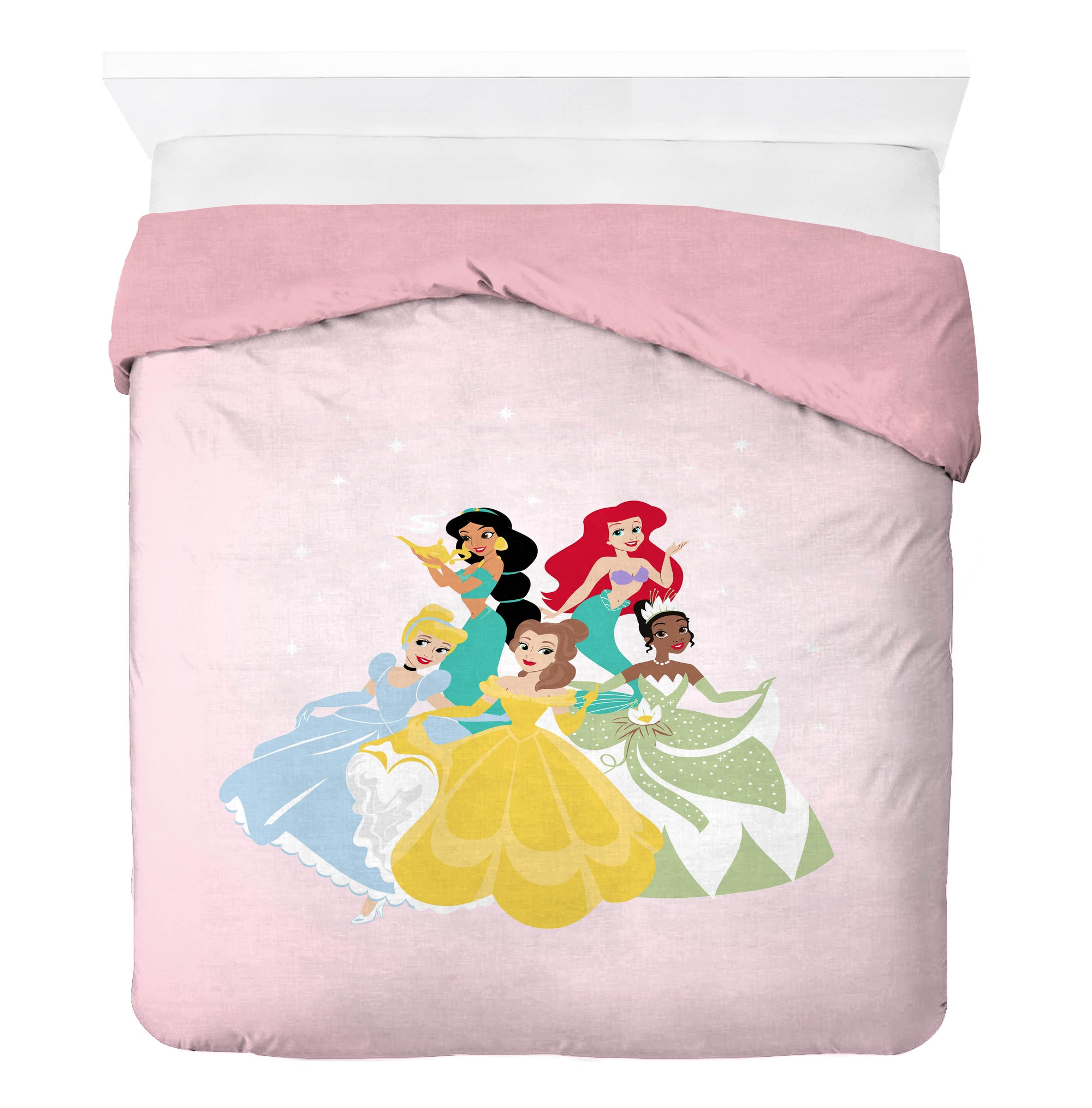 Saturday Park Disney Princess Besties 100% Organic Cotton Duvet & Sham Set