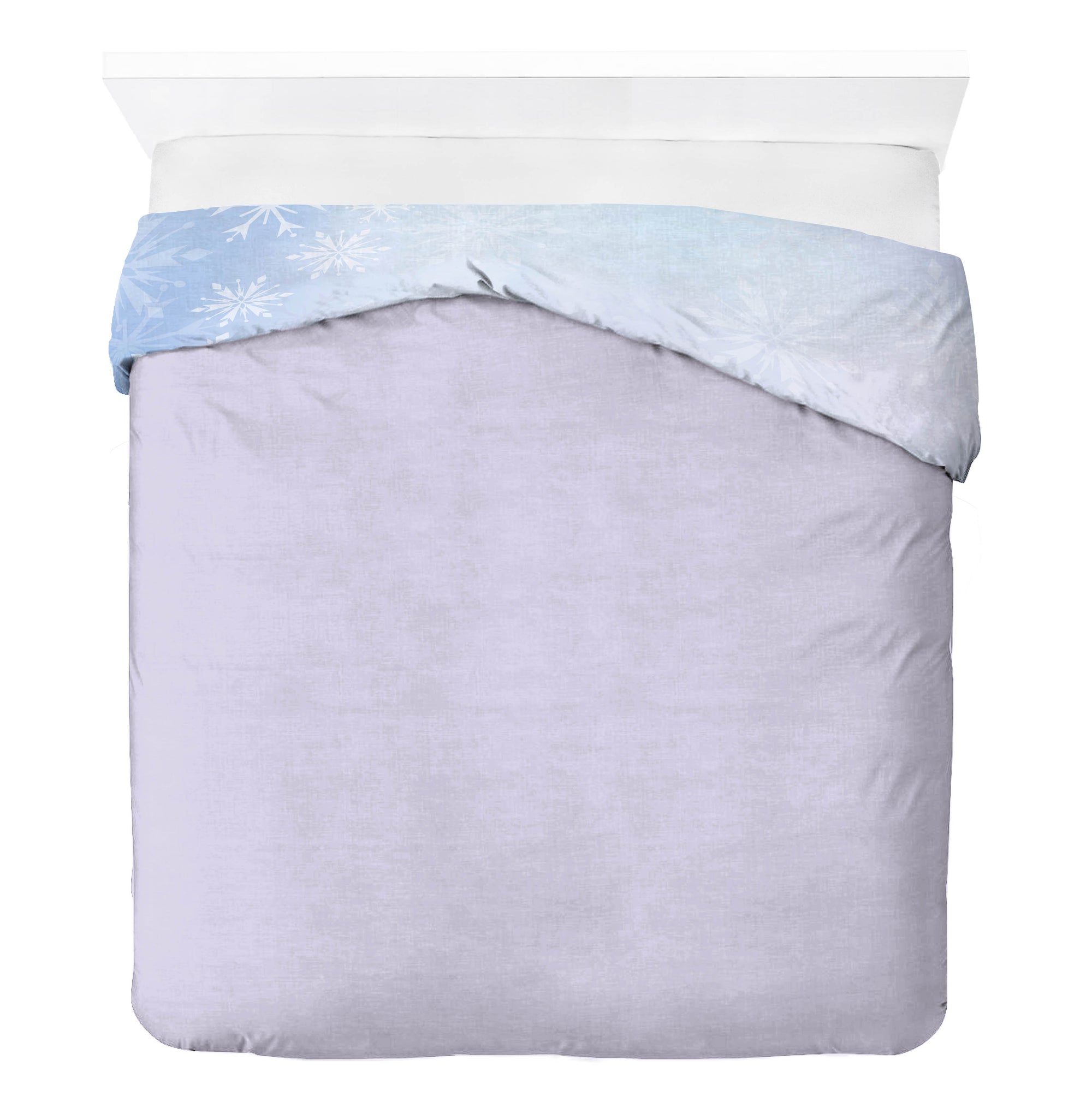 Saturday Park Disney Frozen Watercolor 100% Organic Cotton Duvet & Sham Set