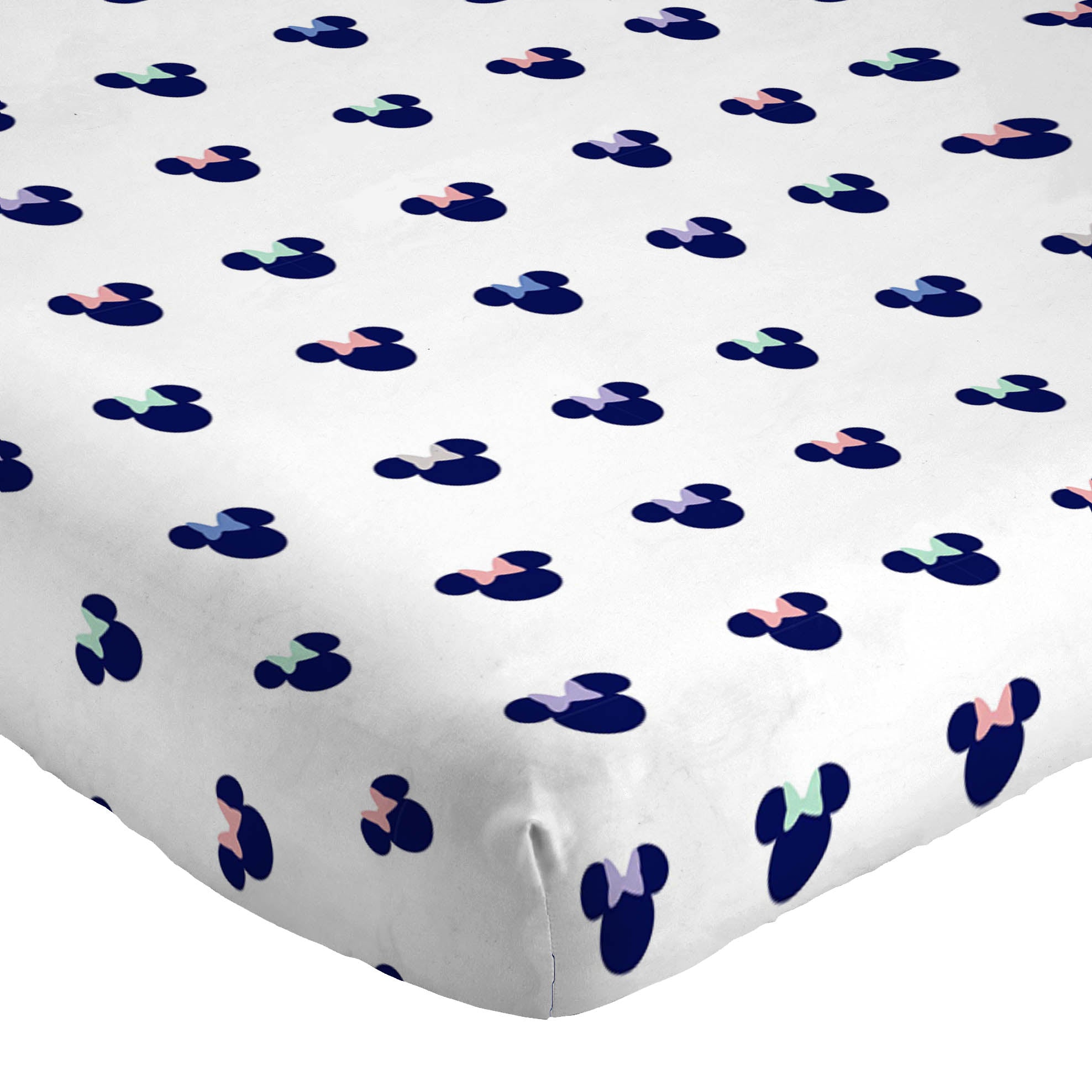 Saturday Park Disney Minnie Mouse Dreaming of Dots 100% Organic Cotton Sheet Set