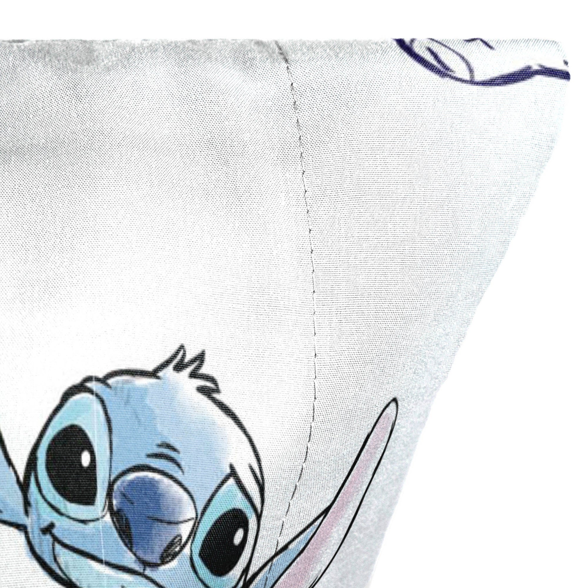 Saturday Park Disney Lilo & Stitch Watercolor Vibes 100% Organic Cotton Pillowcase