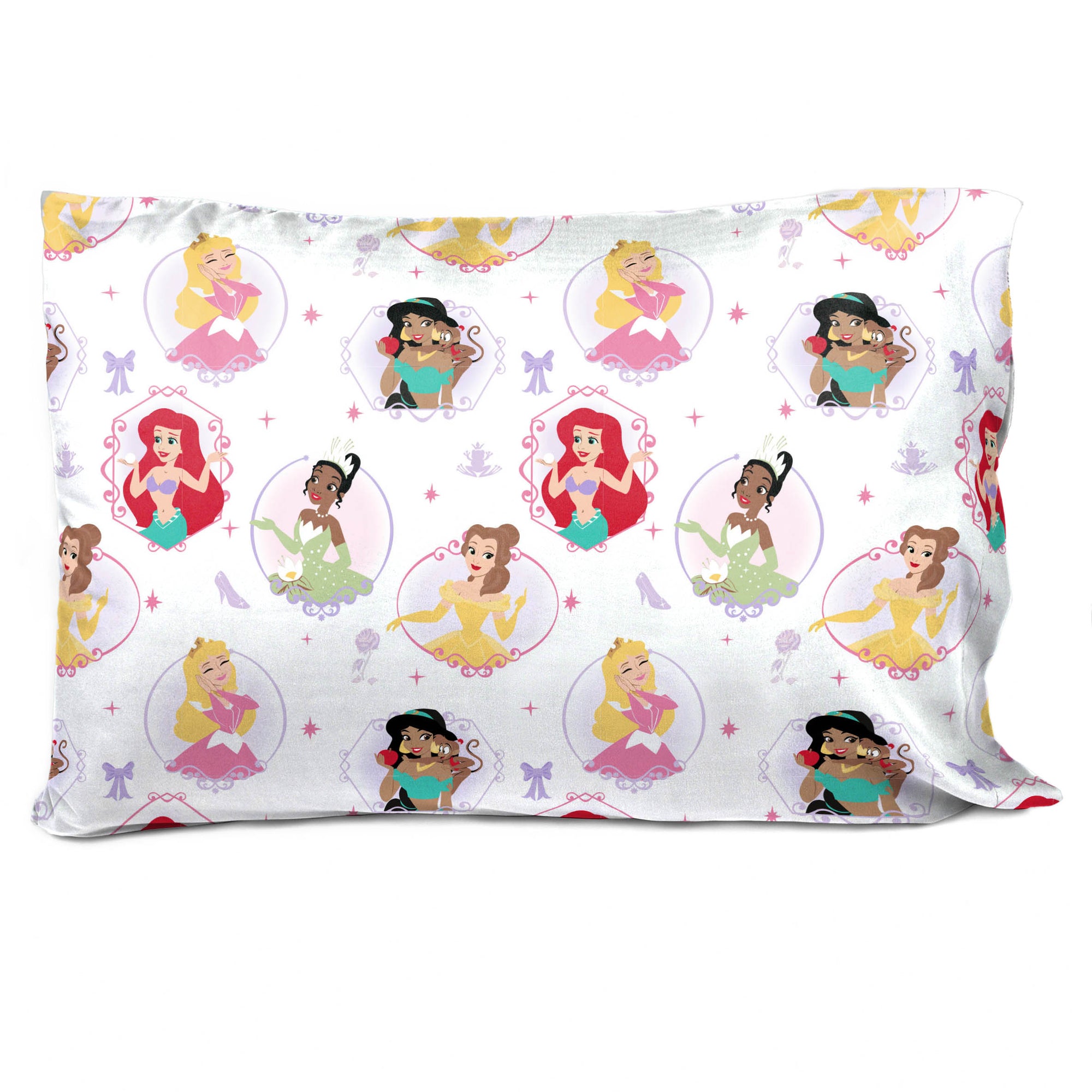 Saturday Park Disney Princess Besties 100% Organic Cotton Pillowcase