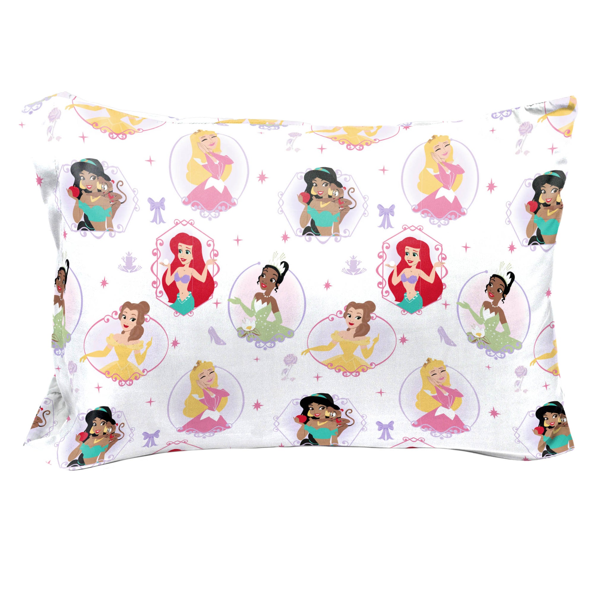 Saturday Park Disney Princess Besties 100% Organic Cotton Pillowcase