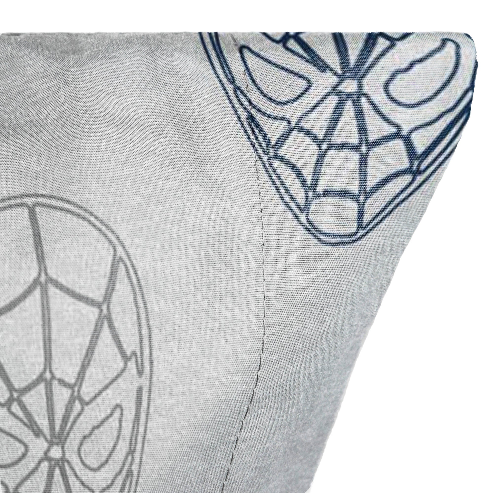 Saturday Park Spiderman Web Stripe 100% Organic Cotton Pillowcase