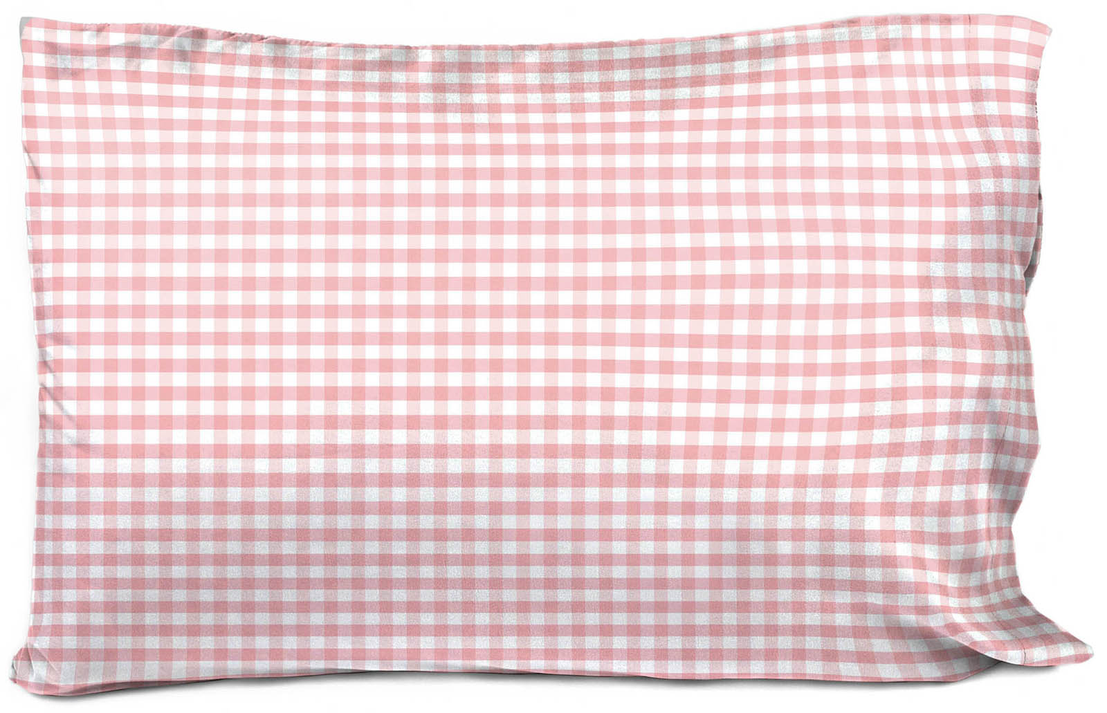 Saturday Park Pink Gingham 100% Organic Cotton Pillowcase