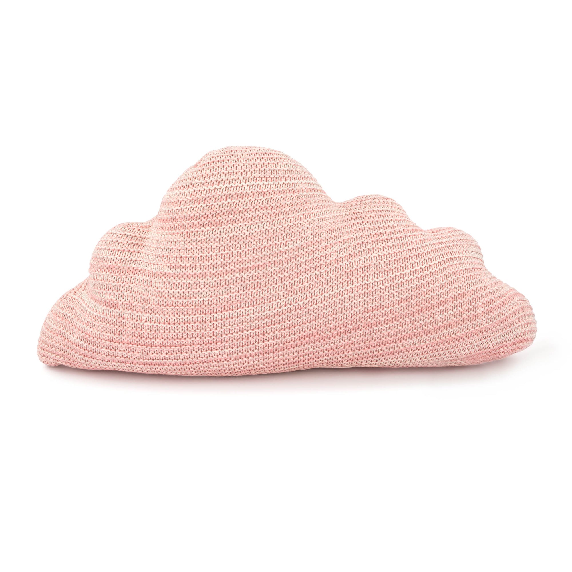 Saturday Park Pink Knitted Cloud Pillow