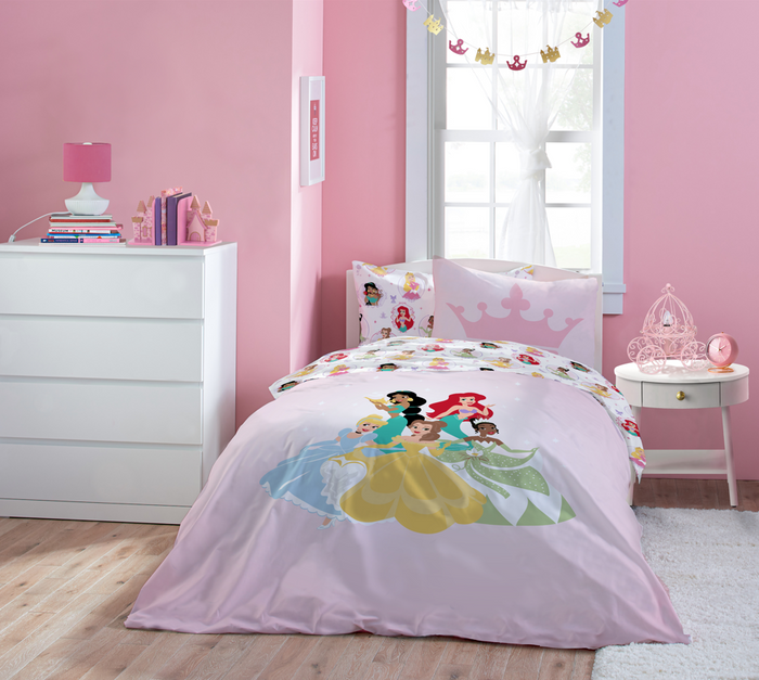 Saturday Park Disney Lilo & Stitch Watercolor Vibes 100% Organic Cotton  Twin Bed Set