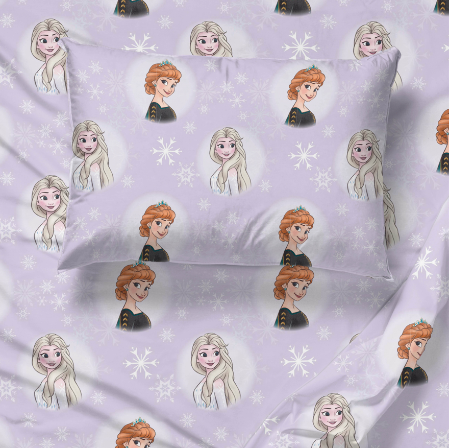 Saturday Park Disney Frozen Watercolor 100% Organic Cotton Sheet Set