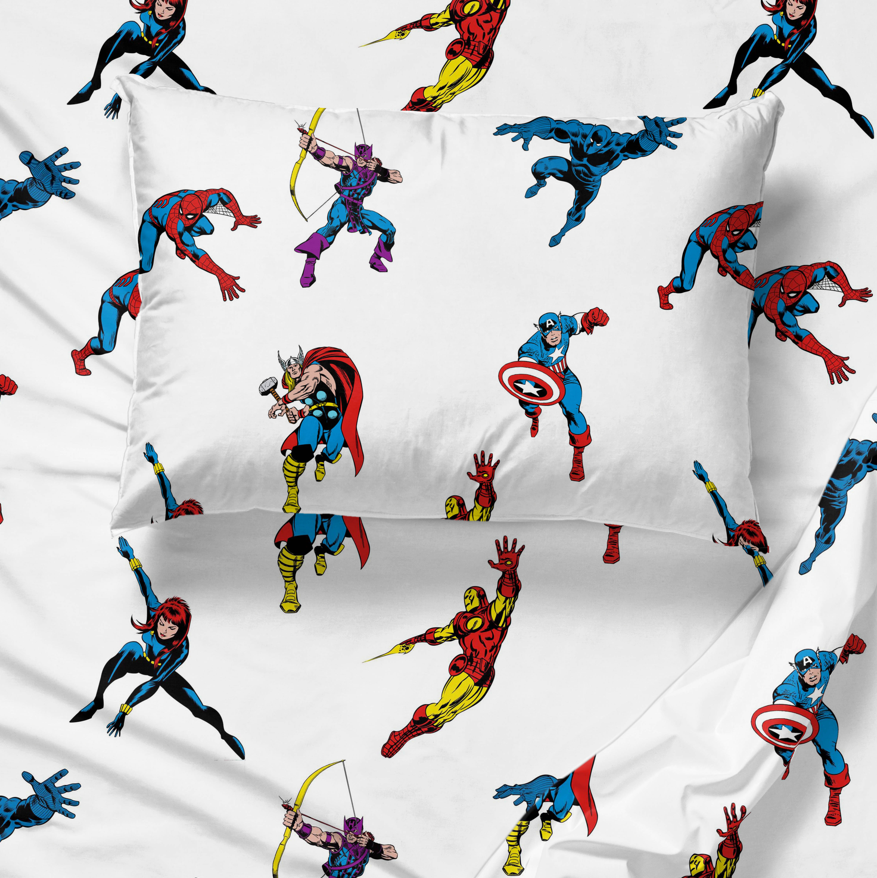 Saturday Park Marvel Invincible 100% Organic Cotton Sheet Set